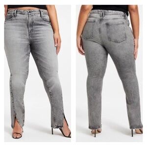 Good American split hem jeans size 20